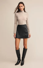 Load image into Gallery viewer, Allegra Faux Leather Mini Skirt