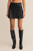 Load image into Gallery viewer, Allegra Faux Leather Mini Skirt