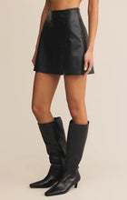 Load image into Gallery viewer, Allegra Faux Leather Mini Skirt