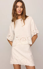 Load image into Gallery viewer, Daya Embroidered Linen Skirt
