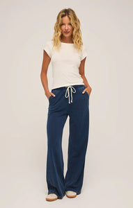 Hunter Knit Denim Pant in Dark Indigo