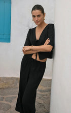 Load image into Gallery viewer, La Belle Linen Cropped Top