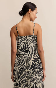 Nolan Palm Crop Tank