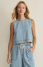 Load image into Gallery viewer, Sunseeker Denim Tank