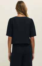 Load image into Gallery viewer, La Belle Linen Cropped Top