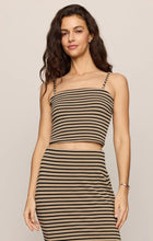 Load image into Gallery viewer, Caffari Stripe Tube Top Tank