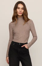 Load image into Gallery viewer, Hattie L/S Top Heather Ash front