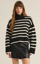 Load image into Gallery viewer, Black Stripe Josephine Sweater