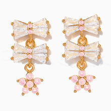 Load image into Gallery viewer, Blushing Bows Earrings