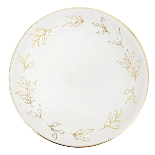 Gold Leaves Jewelry Dish