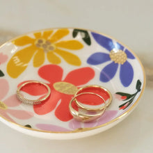 Load image into Gallery viewer, Primary Blooms Porcelain Trinket Dish