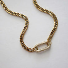 Load image into Gallery viewer, Blake Pave Link Chain Choker