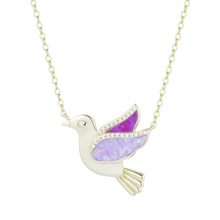 Load image into Gallery viewer, Opal Dove Necklace