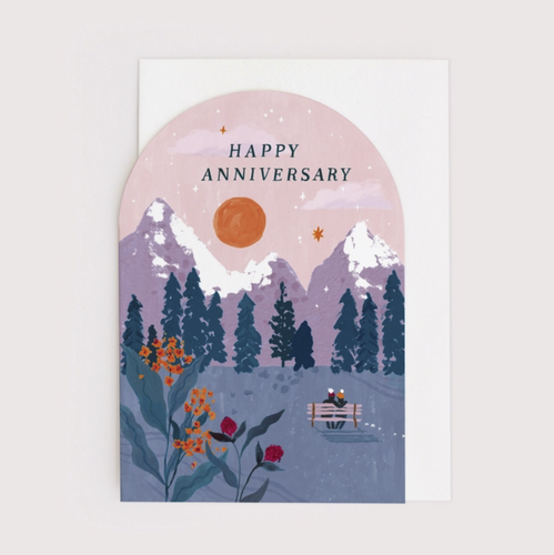 Anniversary Sunset Card