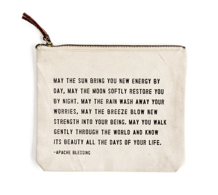 May The Sun Bring You (Apache Blessing) Canvas Bag