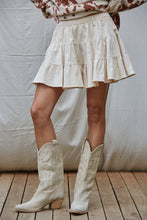 Load image into Gallery viewer, High Noon Tiered Mini Skirt