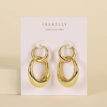 Load image into Gallery viewer, Gold Hoop - Coupled - Earrings