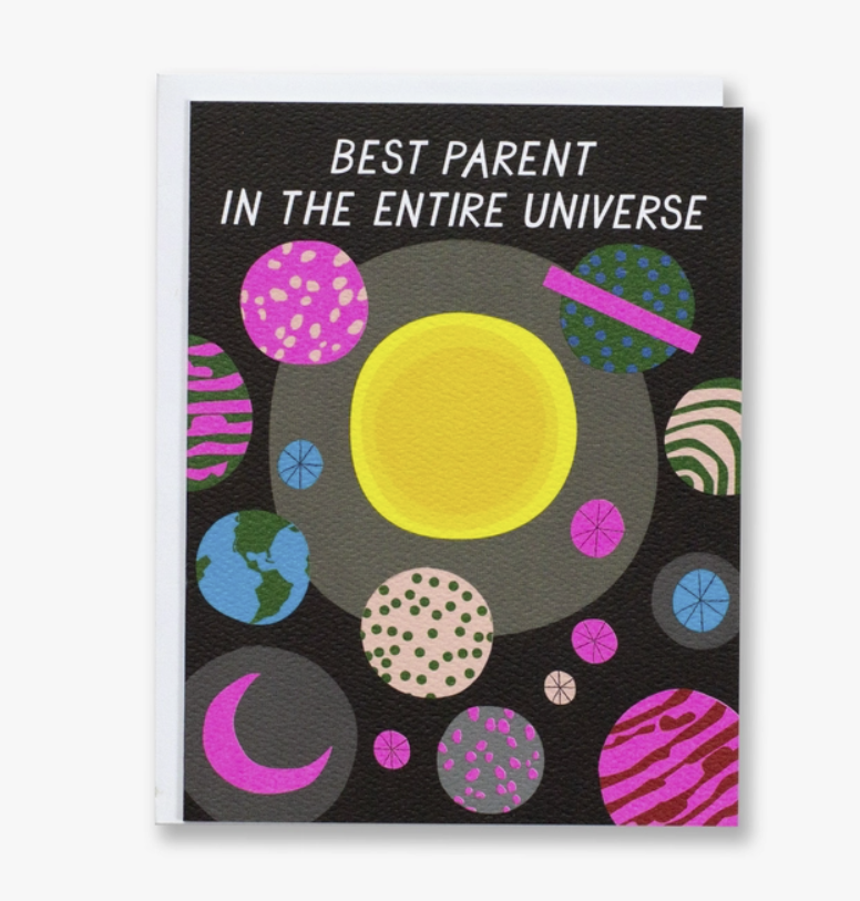 Best Parents in the Entire Universe Card
