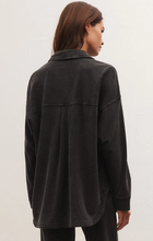 Load image into Gallery viewer, Vintage Black All Day Knit Denim Jacket