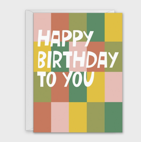 Birthday Block Birthday Card