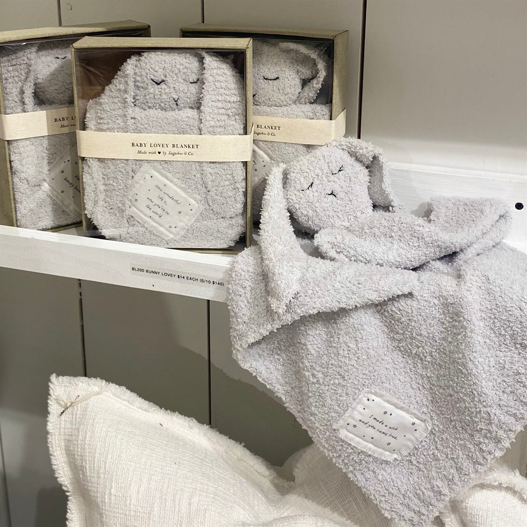 Bunny Baby Lovey Blankets