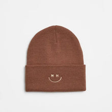 Load image into Gallery viewer, Adult Mad Hatter Smiley Cuff Beanie
