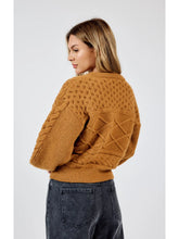 Load image into Gallery viewer, Jean Raised Knit Sweater