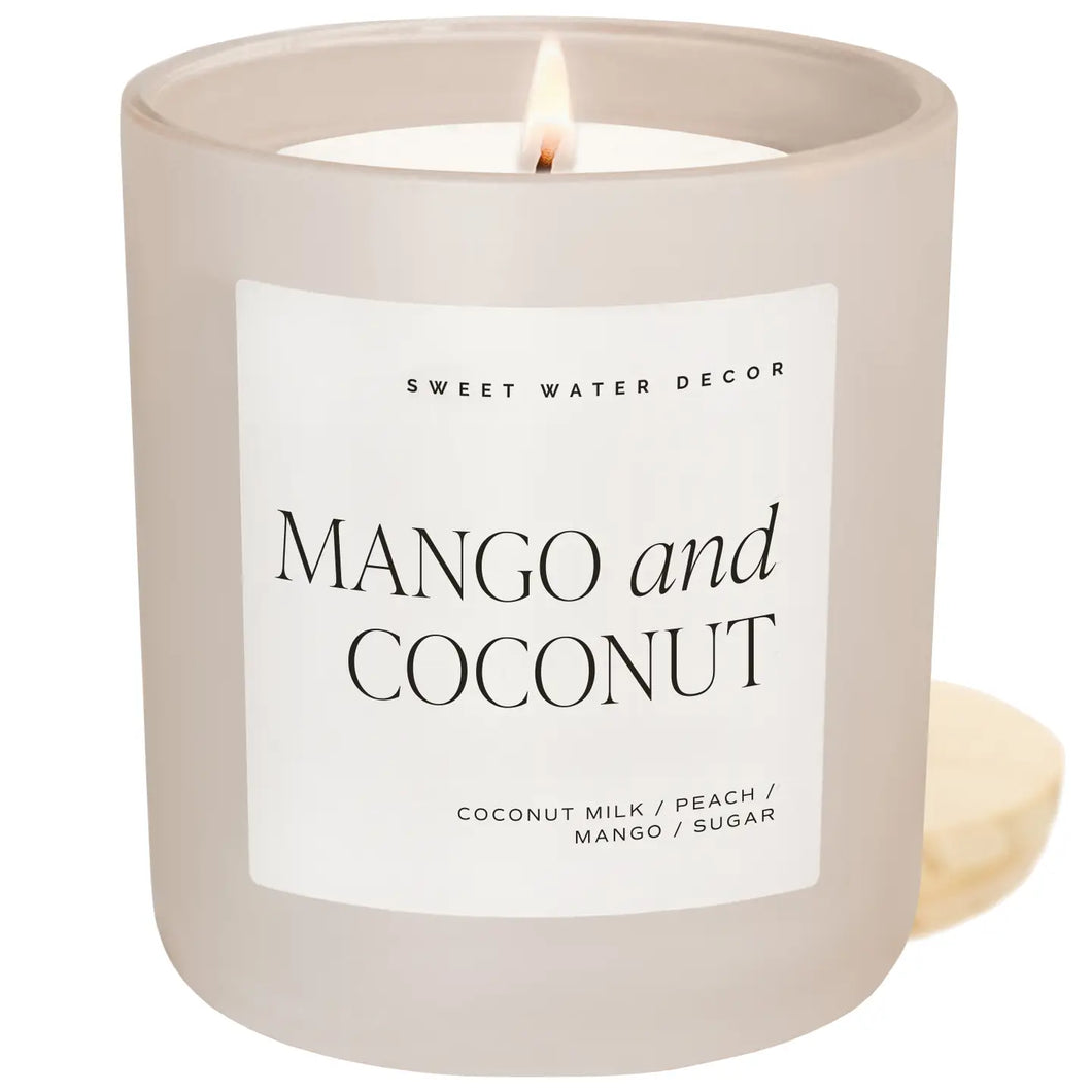 Mango Coconut Soy Candle