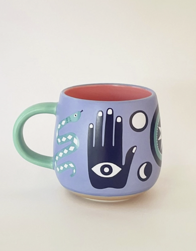 Hamsa Ceramic Mug