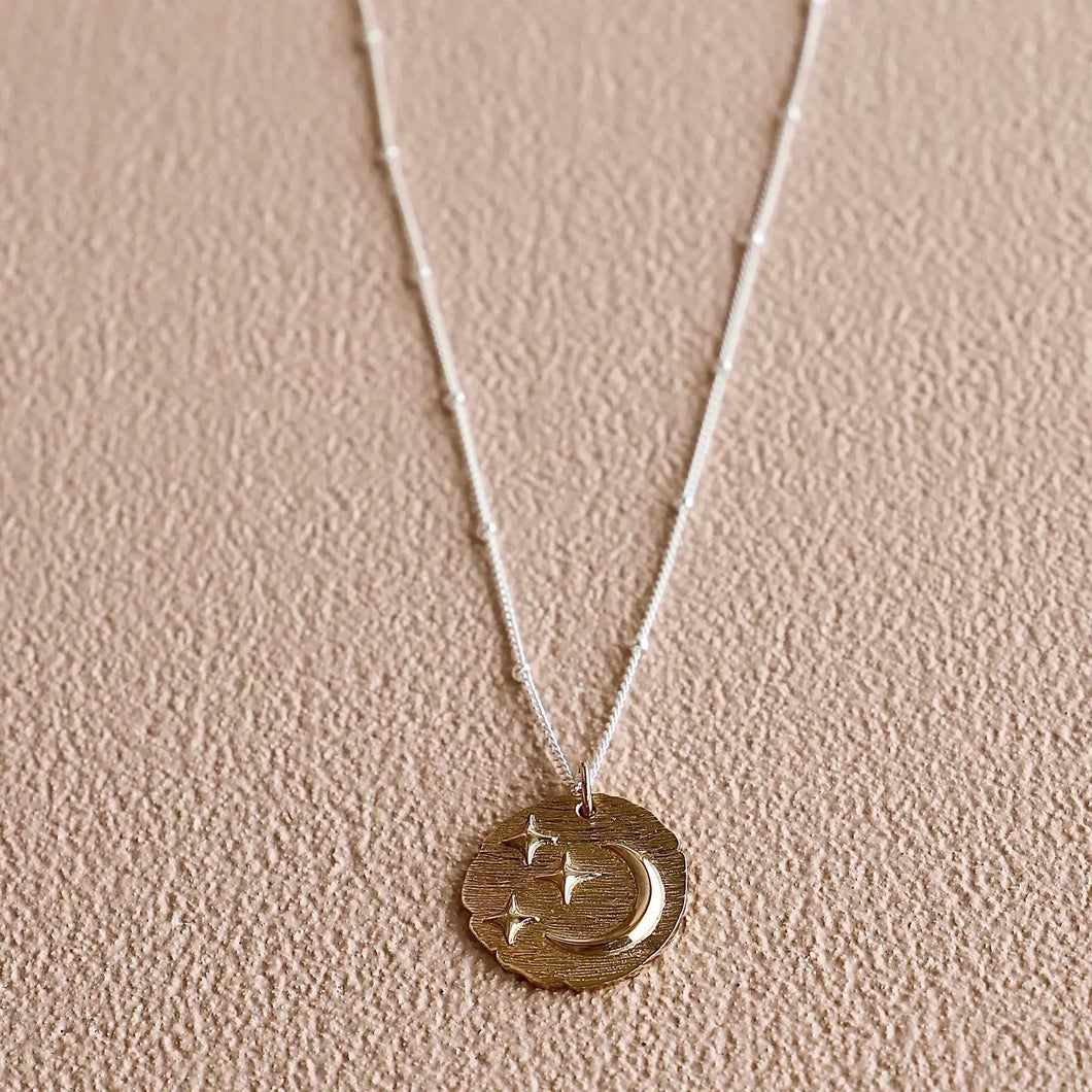 Two Tone Celestial Necklace