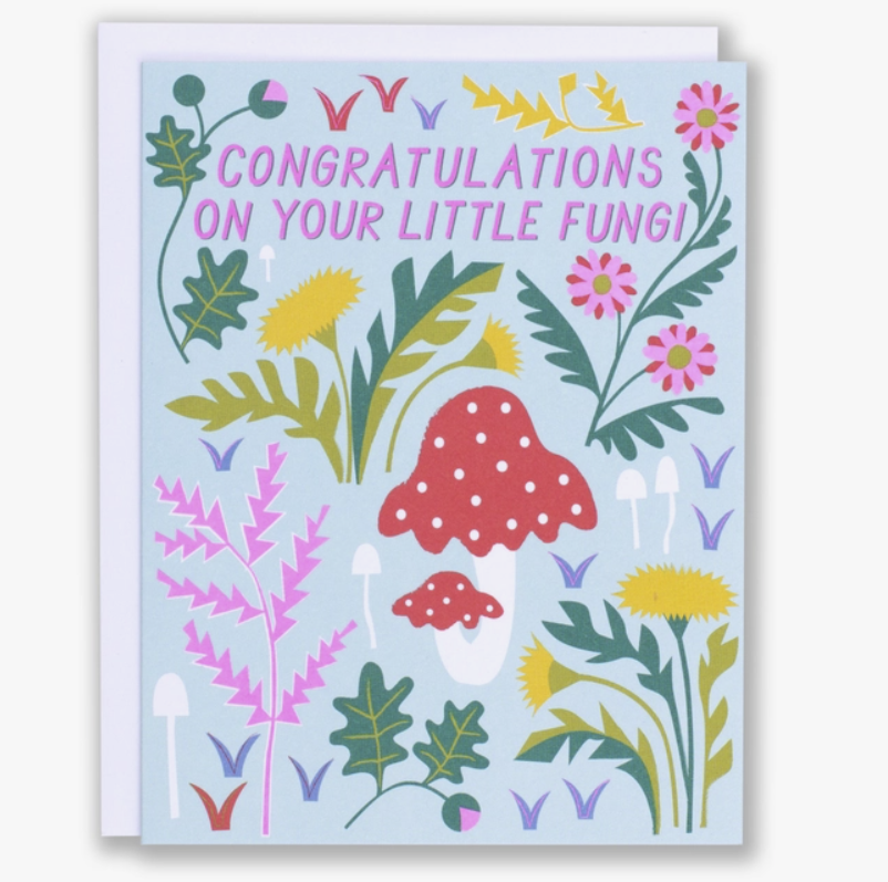 Congratulations Little Baby Fungi Card