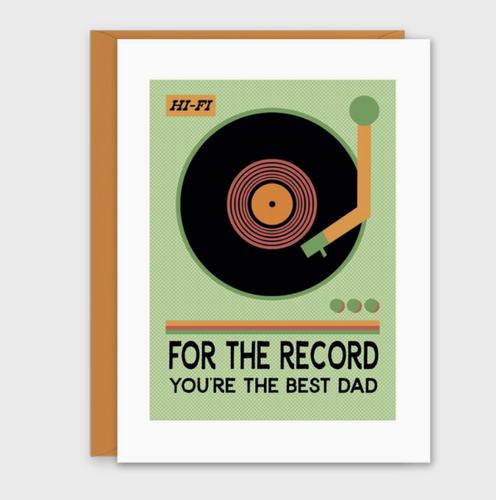 Dad Turntable Father's Day Card