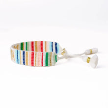 Load image into Gallery viewer, "Mama" Adjustable Beaded Bracelet Rainbow