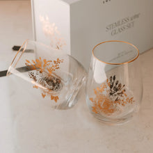 Load image into Gallery viewer, Delft Stemless Wine Glasses