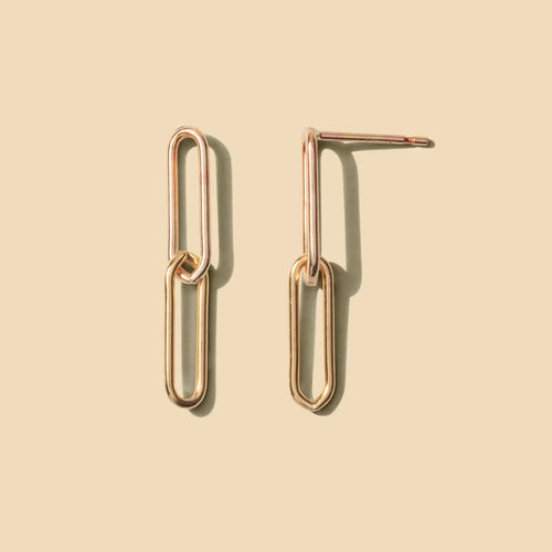 Haven Paperclip Earrings