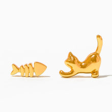 Load image into Gallery viewer, Teeny Tiny Purrfect Catch Studs
