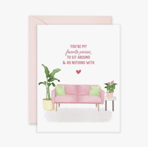 Fave Person Couch Card
