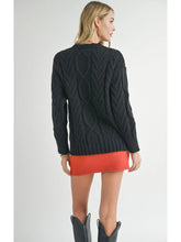 Load image into Gallery viewer, Montana Cable Knit Sweater