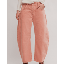 Load image into Gallery viewer, Good Luck Mid Rise Barrel Jean - Desert Petal, front