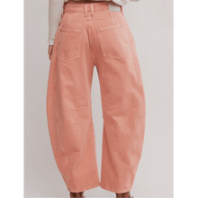 Load image into Gallery viewer, Good Luck Mid Rise Barrel Jean - Desert Petal, back