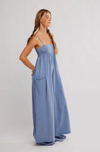Load image into Gallery viewer, Hot Shot Strappy Onesie in Blue Ash