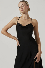 Load image into Gallery viewer, Black Gaia Dress