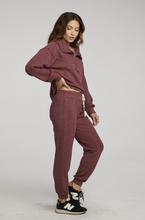 Load image into Gallery viewer, Mulberry Half Zip Pullover