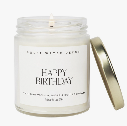 Happy Birthday! Soy Candle