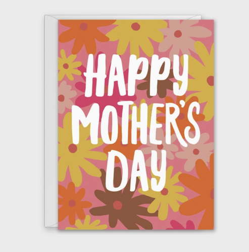 Groovy Floral Mother's Day Card