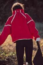 Load image into Gallery viewer, Mountain High Half Zip in Candy Apple