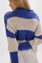Load image into Gallery viewer, Opal Rollneck Knit Stripe Sweater