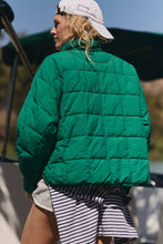 Load image into Gallery viewer, Pippa Packable Puffer Jacket in Green Glow