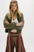 Load image into Gallery viewer, Birdie Washed Jacket in Olive Green