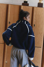 Load image into Gallery viewer, Mountain High Half Zip in Navy Combo